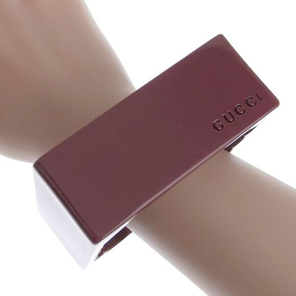Gucci Wine Red Bangle M Size - Picture 1 of 6